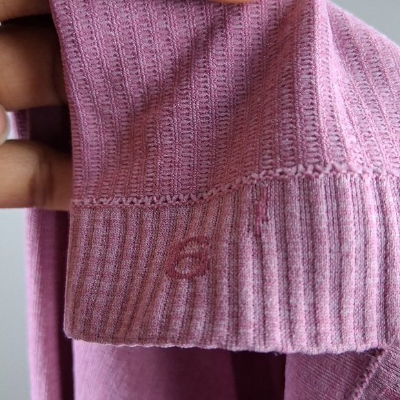 lululemon Ebb To Street Tank In Fague Ribbed Size 6 - Picture 7 of 11